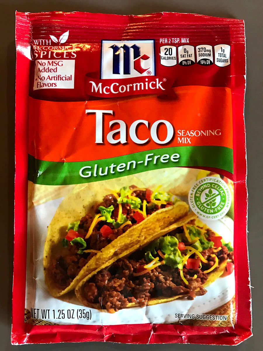 Product Photo of McCormick Gluten Free Taco Seasoning